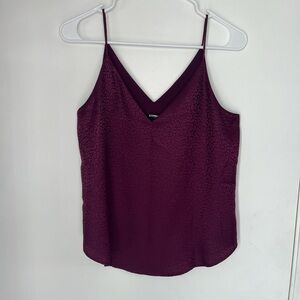 Express Deep Purple Camisole Top